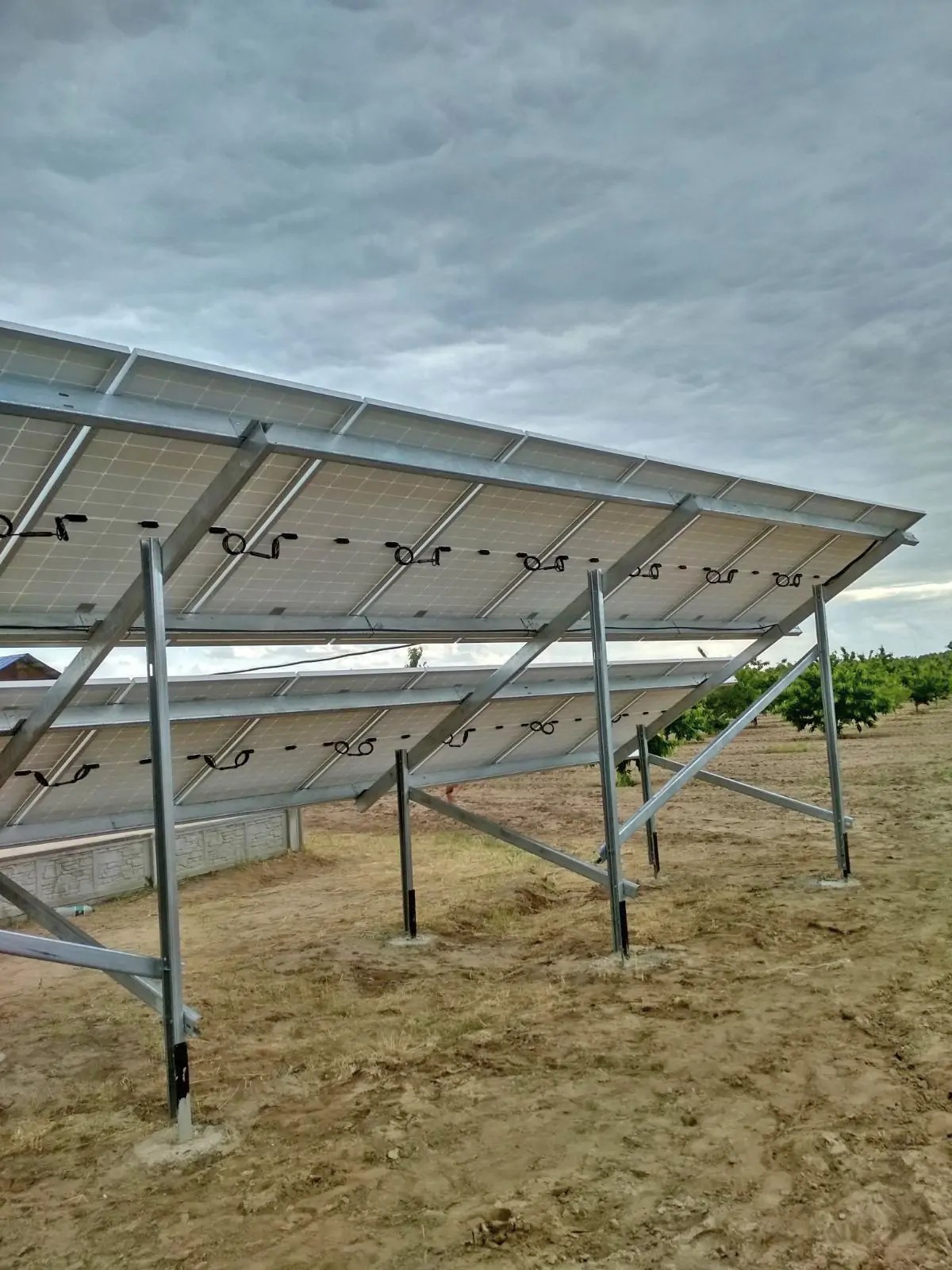 Автономная солнечная станция 7.5 кВт с. Шелюги Запорожская обл. (июнь 2021)