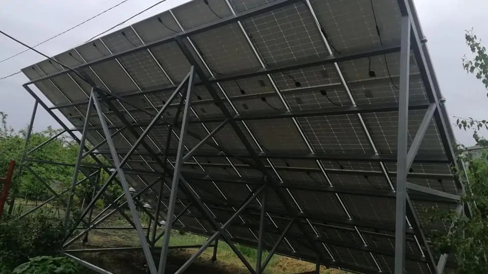 Реконструкция СЭС 17 кВт г. Бердянск, Запорожская обл. (май 2020)