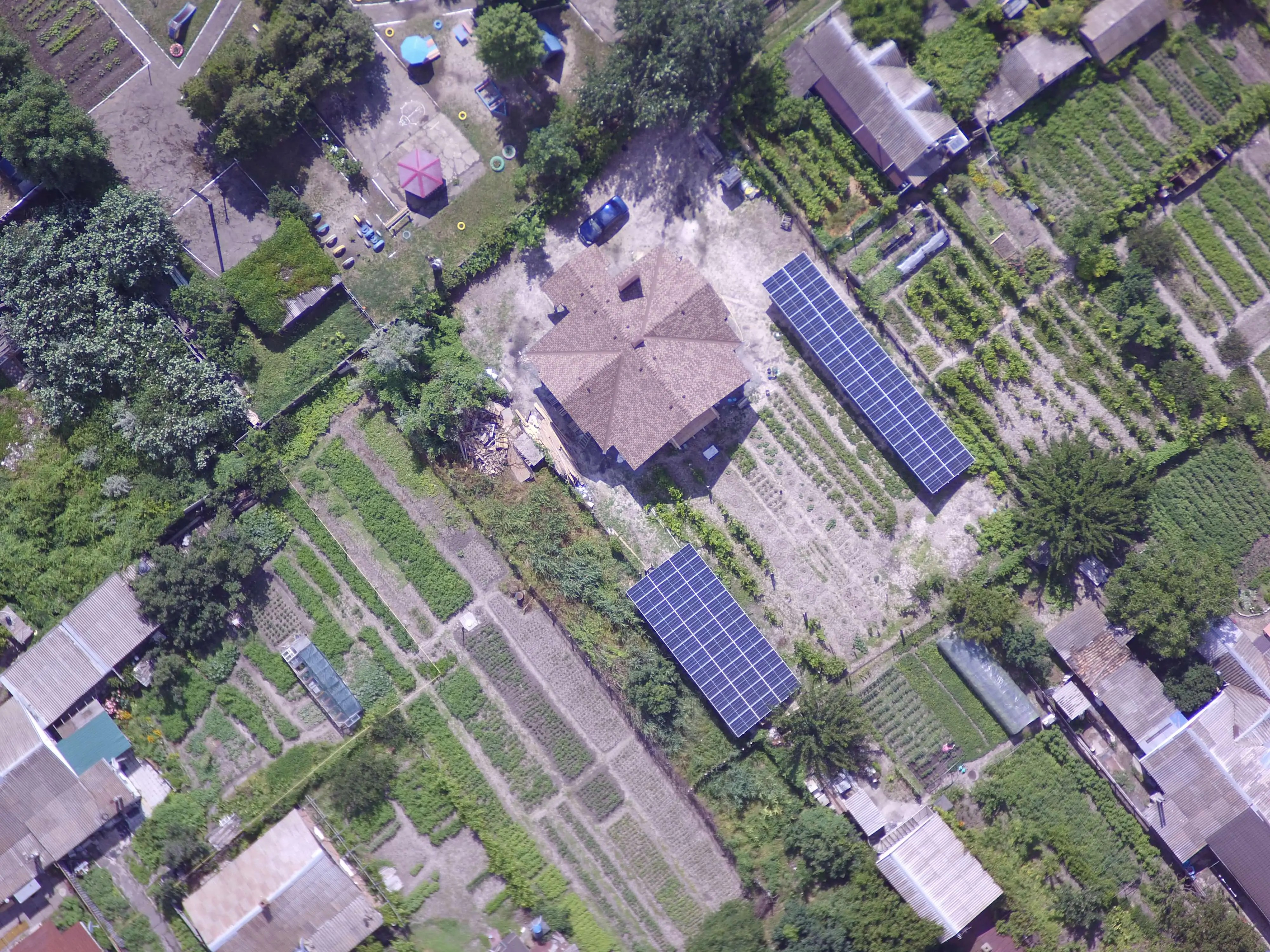 Солнечная станция 36 кВт Бердянск, Запорожская обл. (июнь 2021)