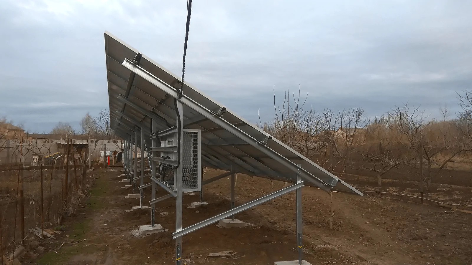 Сетевая СЭС на 20 кВт в Донецкой области, Бахмут  (апрель 2021)