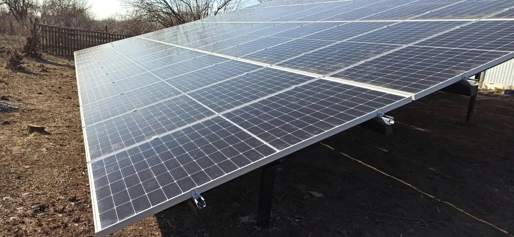 Солнечная станция в Приморске Запорожская область 40 кВт (февраль 2021)