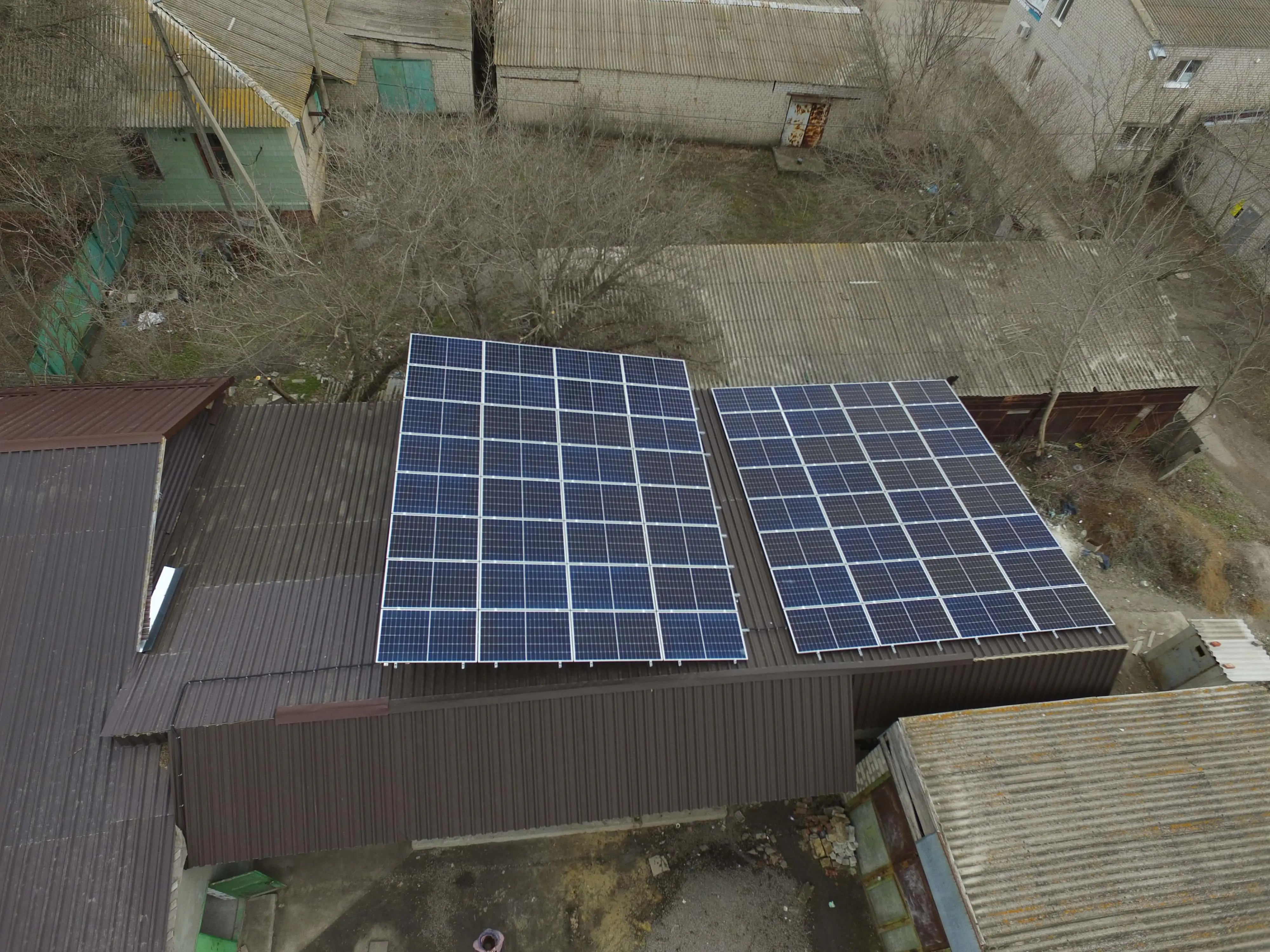СЭС 24 кВт для продовольственного магазина в смт Черниговка Запорожской области