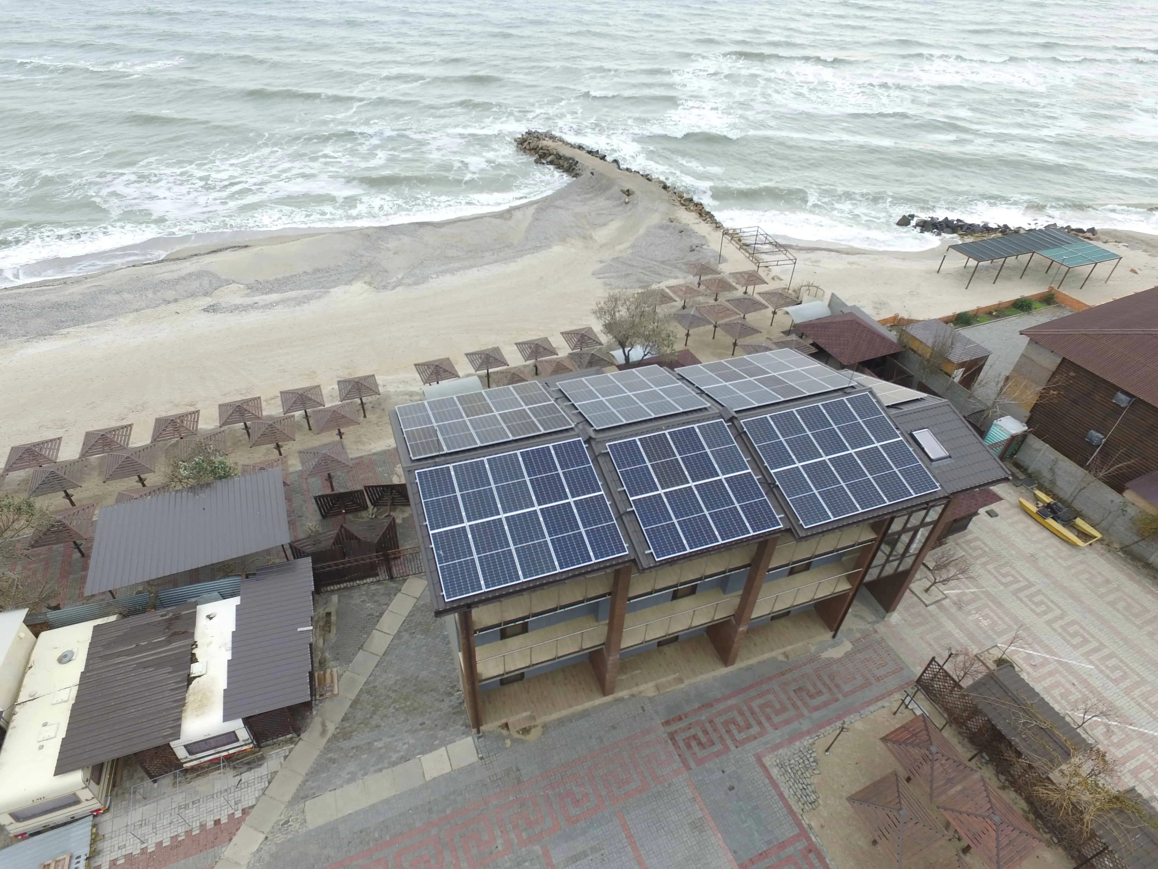 Солнечная электростанция в г. Бердянске 30 кВт (декабрь 2020 года)