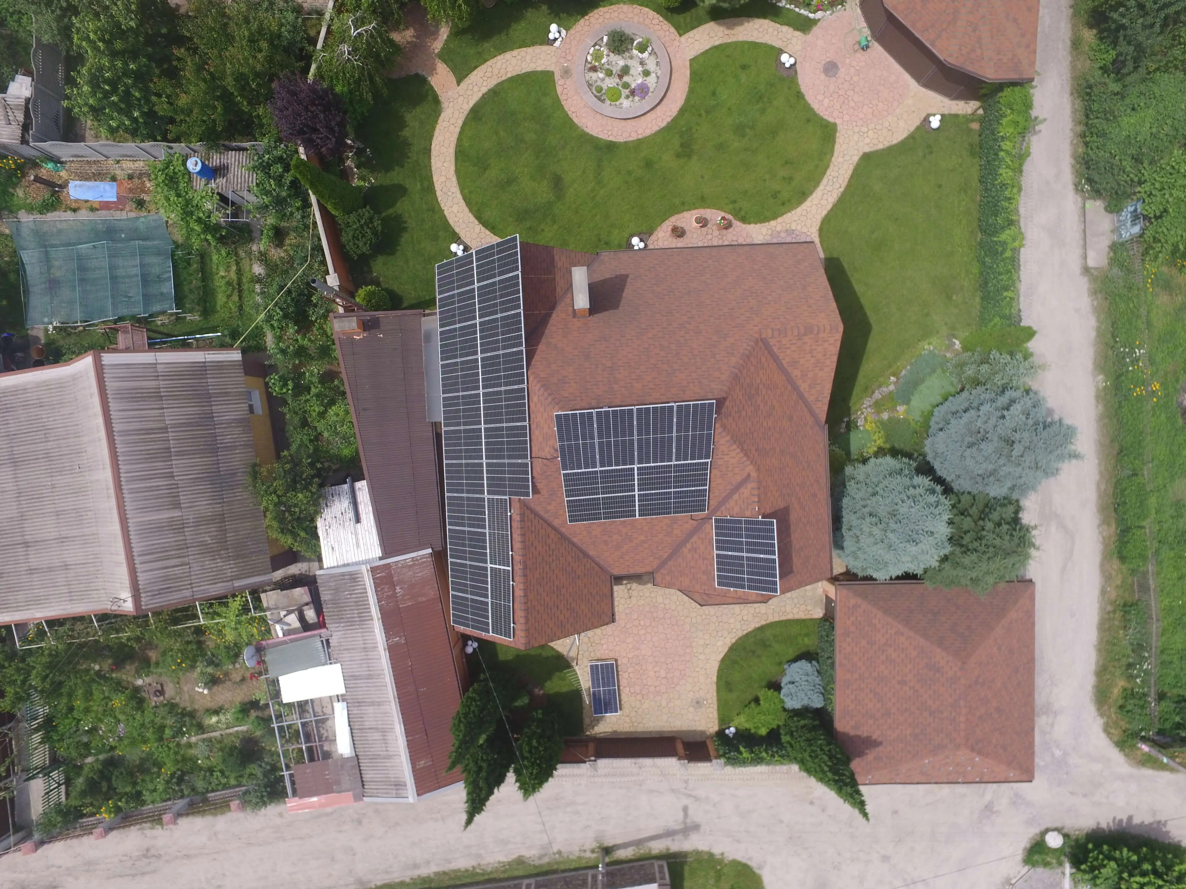 Сетевая солнечная станция 15 кВт Запорожье (июнь 2021)