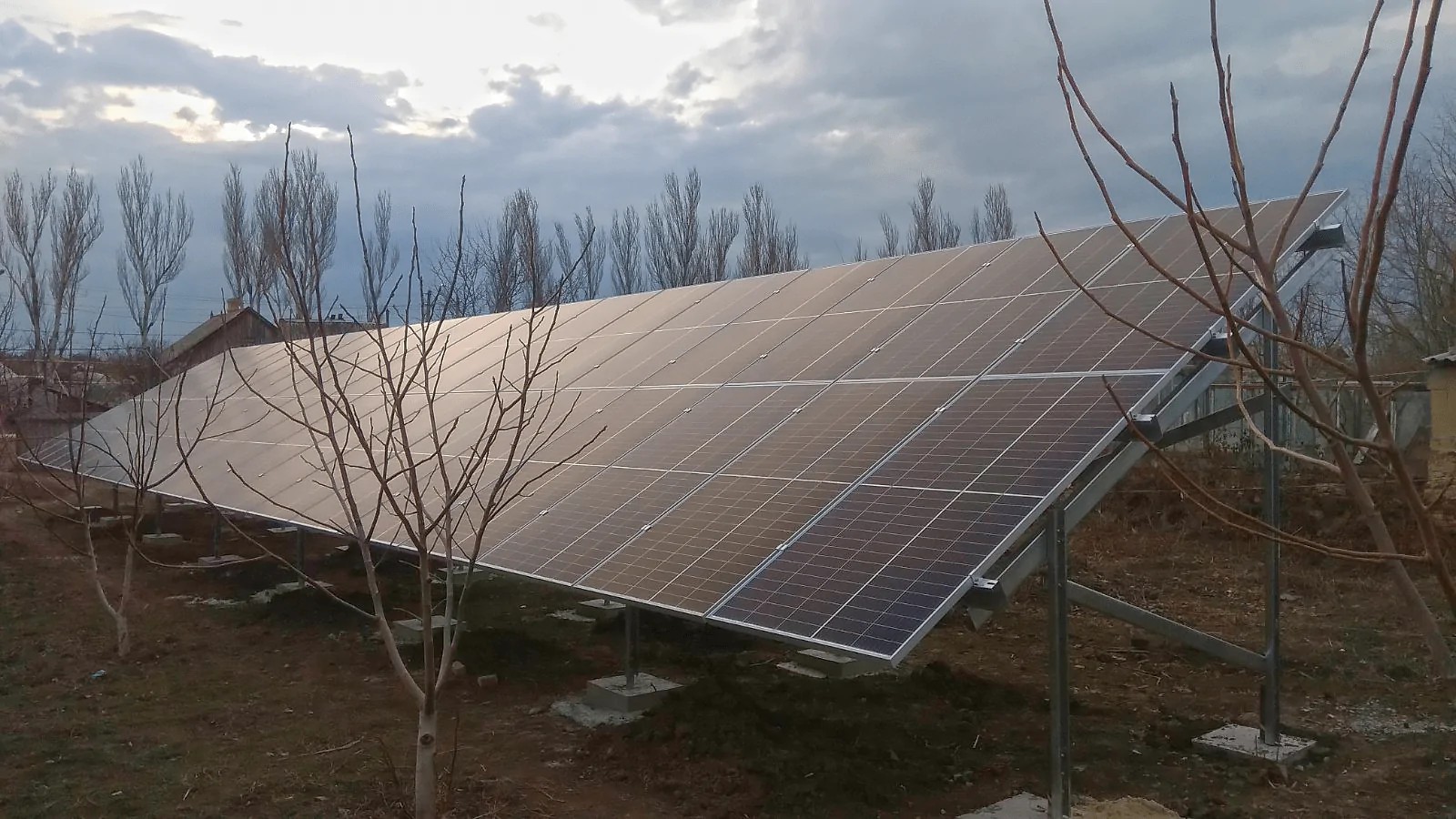Сетевая СЭС на 20 кВт в Донецкой области, Бахмут  (апрель 2021)