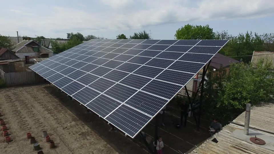 СЭС 33 кВт г. Гуляйполе, Запорожская обл. (май 2020)